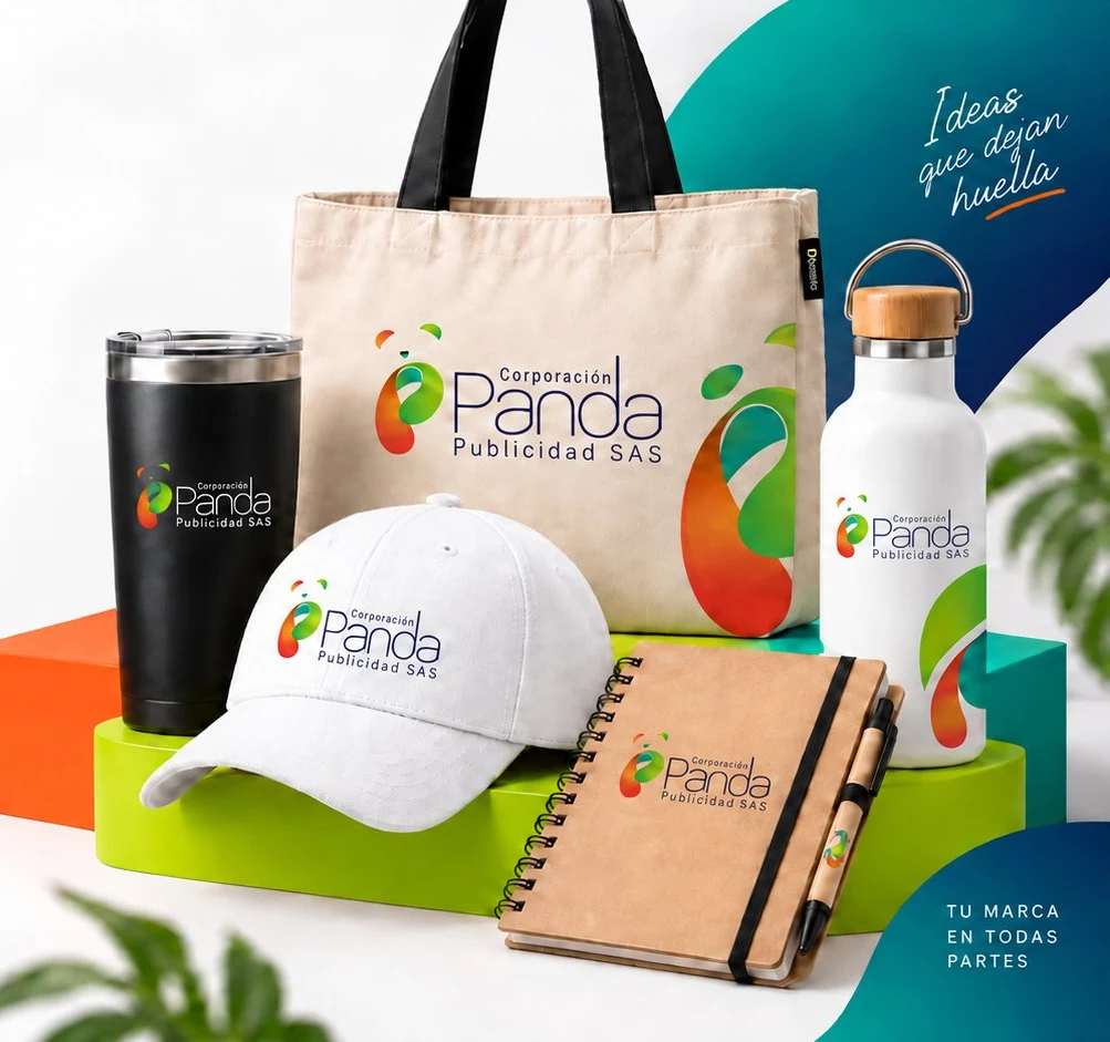 Productos promocionales personalizados por Corporación Panda